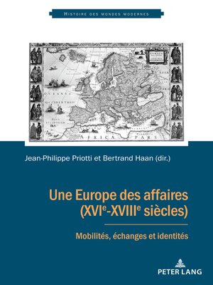 cover image of Une Europe des affaires (XVIe-XVIIIe siècles)